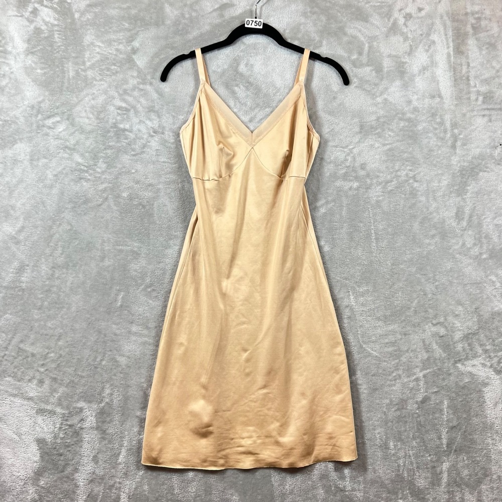 Spanx Shapewear Dress Slip Size Large Nude Adjustable Straps